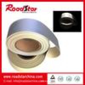 Silver reflective PVC foam leather for safety